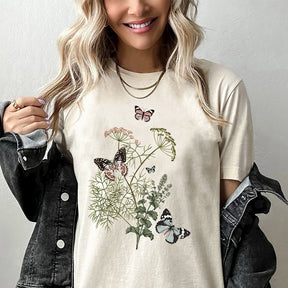 Wild Meadow Flowers Nature T-Shirt