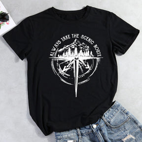 Always Take The Scenic Route T-shirt Tee