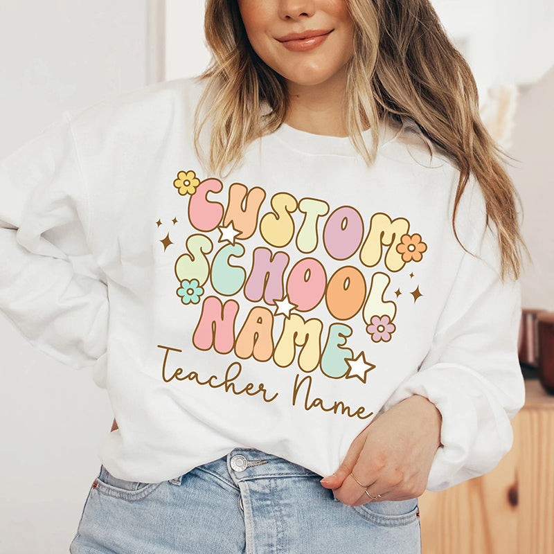 Campus print sweatshirt