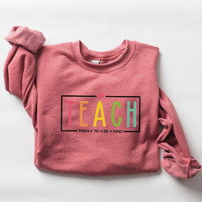 Teacher Print Sweatshirt