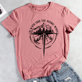 Always Take The Scenic Route T-shirt Tee