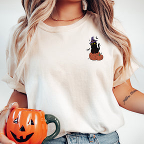 Cat Pumpkin Halloween T-Shirt