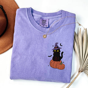 Cat Pumpkin Halloween T-Shirt