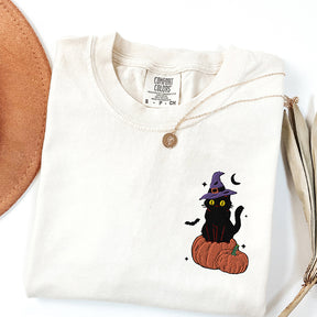 Cat Pumpkin Halloween T-Shirt