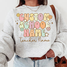 Campus print sweatshirt