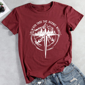 Always Take The Scenic Route T-shirt Tee