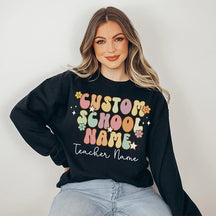 Campus print sweatshirt