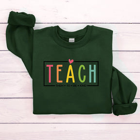 Teacher Print Sweatshirt