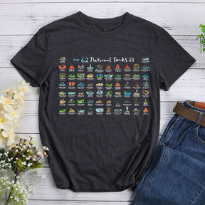 HYC -62 National Parks Map T-shirt