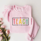 Teacher Print Sweatshirt