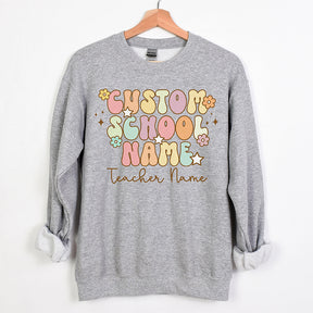 Campus print sweatshirt