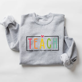 Teacher Print Sweatshirt