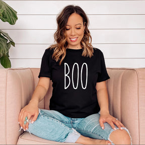 Halloween BOO Women's Fashion T-shirt