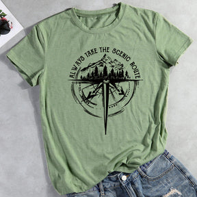 Always Take The Scenic Route T-shirt Tee