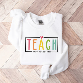 Teacher Print Sweatshirt