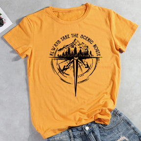 Always Take The Scenic Route T-shirt Tee