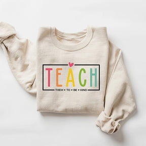 Teacher Print Sweatshirt