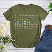 HYC -62 National Parks Map T-shirt