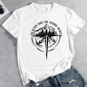 Always Take The Scenic Route T-shirt Tee