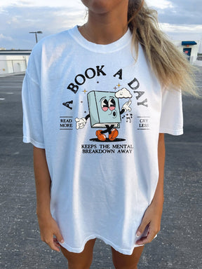 Book A Day Retro Shirt Read More Book Lover Shirt