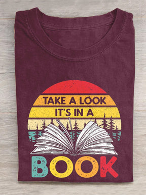 Take a Look it's in a Book Teacher T-Shirt