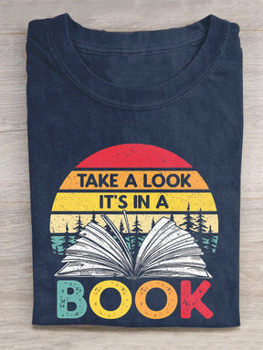 Take a Look it's in a Book Teacher T-Shirt