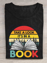 Take a Look it's in a Book Teacher T-Shirt