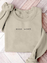 Bookworm Bookish Book Club Print Casual Sweatshirt